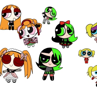 Kostenloses Powerpuff Girls Wallpaper für HP TouchPad