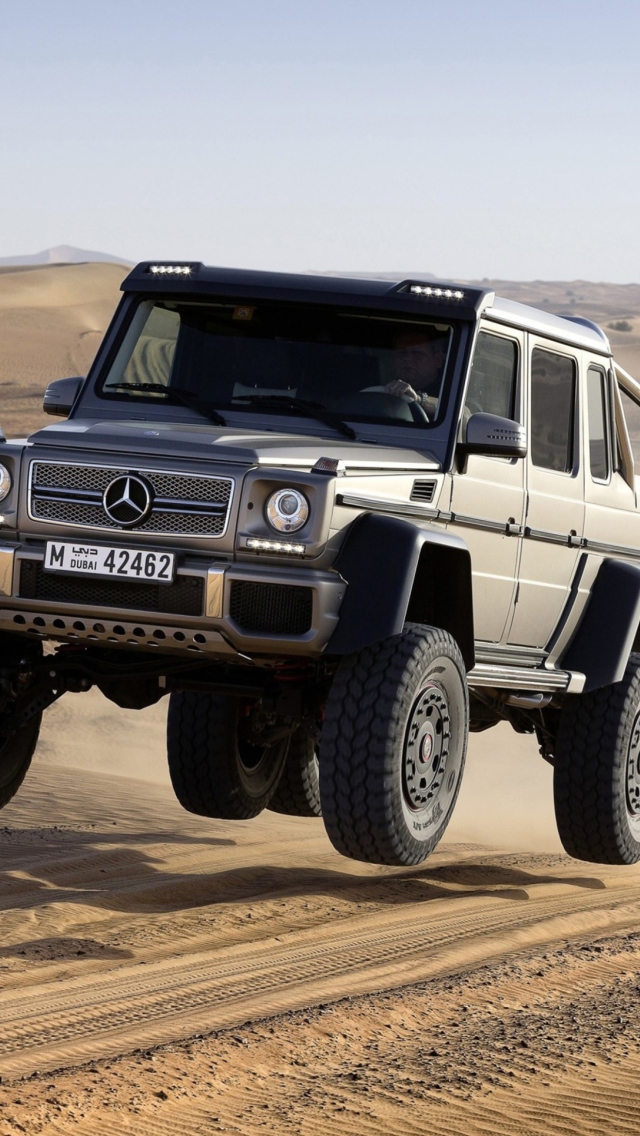 Mercedes-Benz G 63 AMG 6x6 wallpaper 640x1136