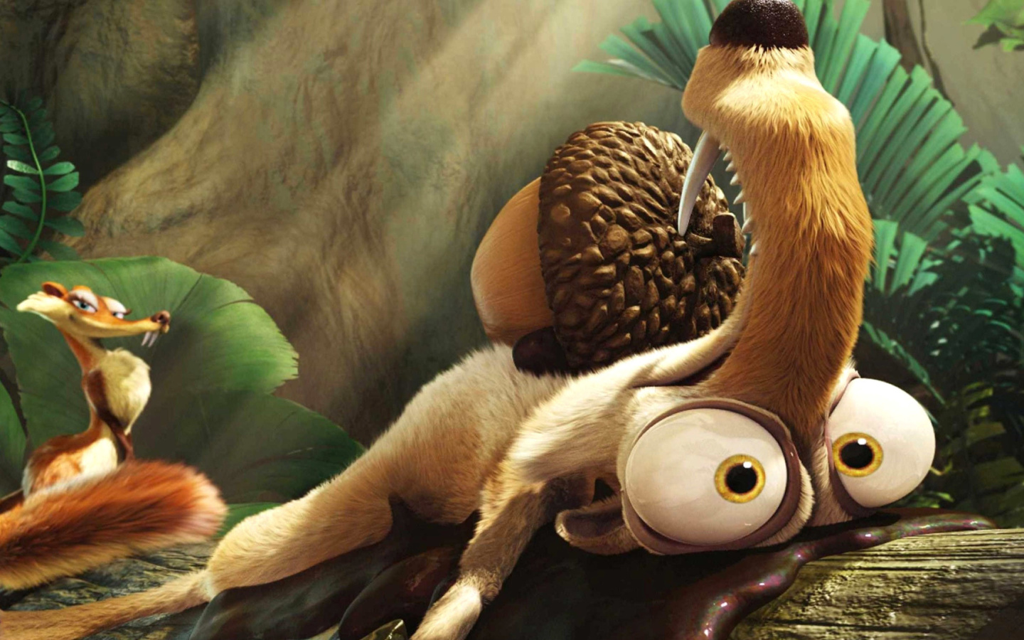 Обои Scrat from Ice Age Dawn Of The Dinosaurs 1440x900