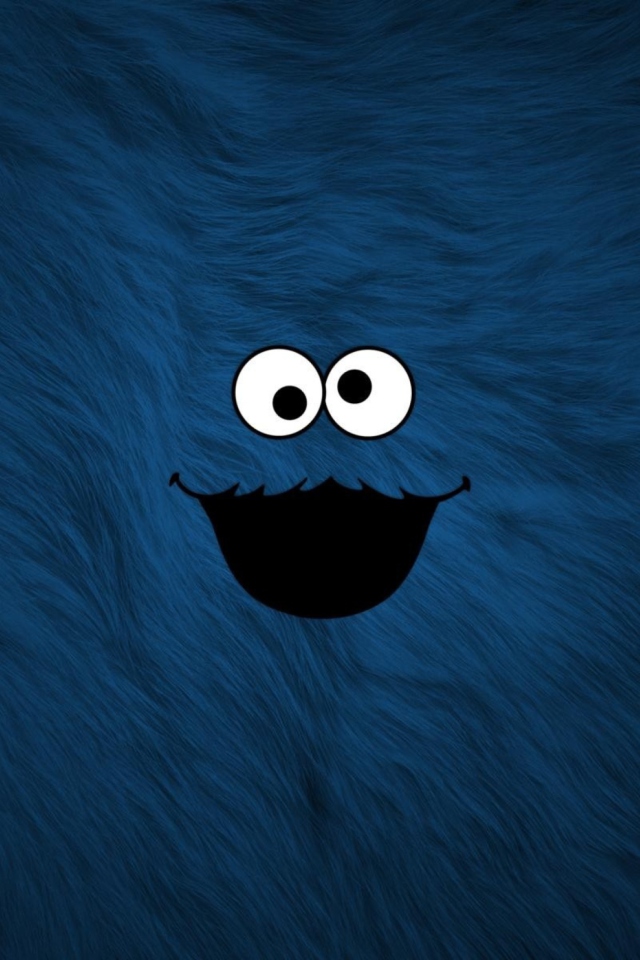 Das Cookie Monster Wallpaper 640x960