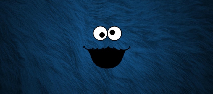 Fondo de pantalla Cookie Monster 720x320