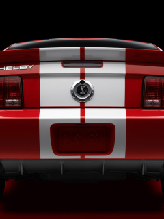 Das Ford Mustang Shelby GT500 Wallpaper 240x320