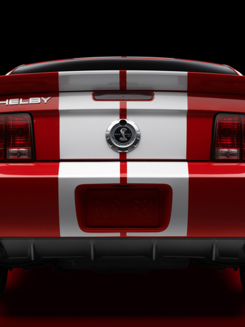 Das Ford Mustang Shelby GT500 Wallpaper 480x640