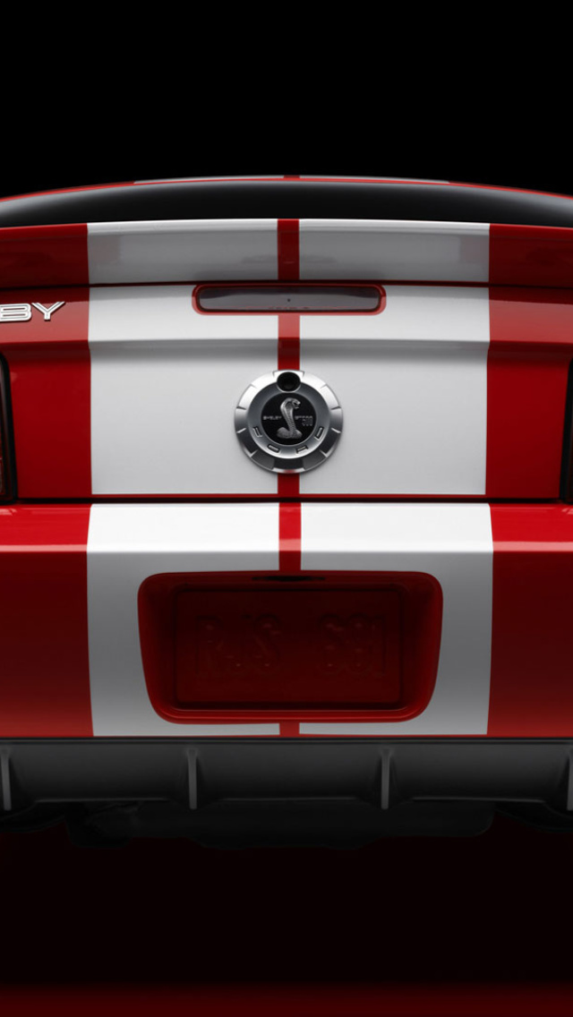Fondo de pantalla Ford Mustang Shelby GT500 640x1136