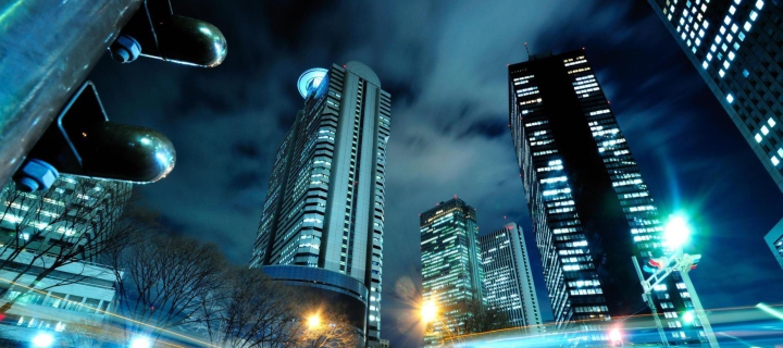 Skyscrapers In Tokyo screenshot #1 720x320