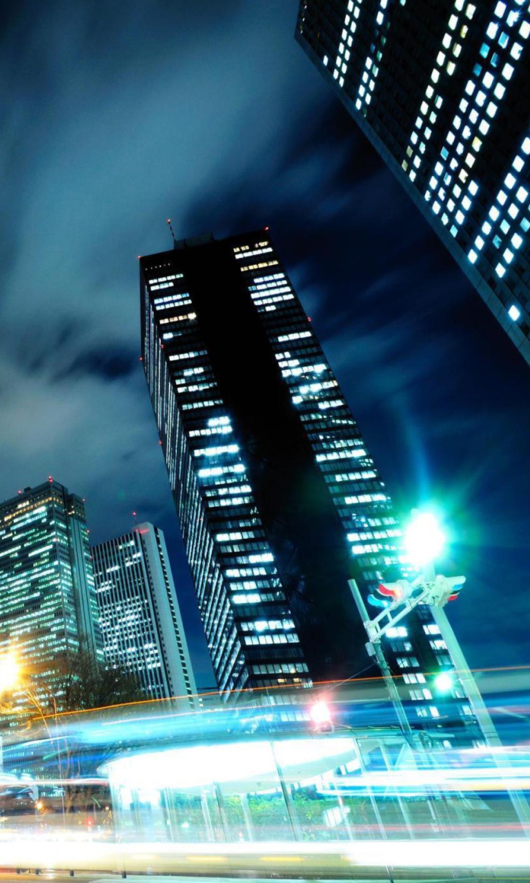 Sfondi Skyscrapers In Tokyo 768x1280