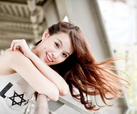 Fondo de pantalla Asian Girl Pretty Smile 480x400