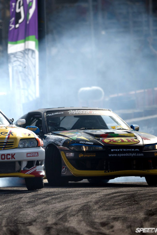 Drifting Competition wallpaper 320x480