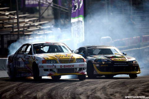 Drifting Competition wallpaper 480x320