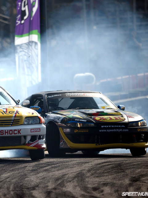 Drifting Competition wallpaper 480x640