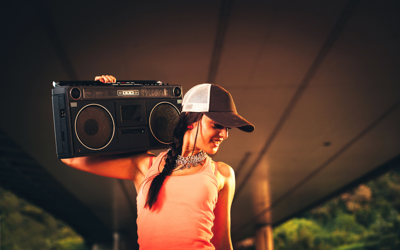 Das Urban Hip Hop Girl Wallpaper 1280x800