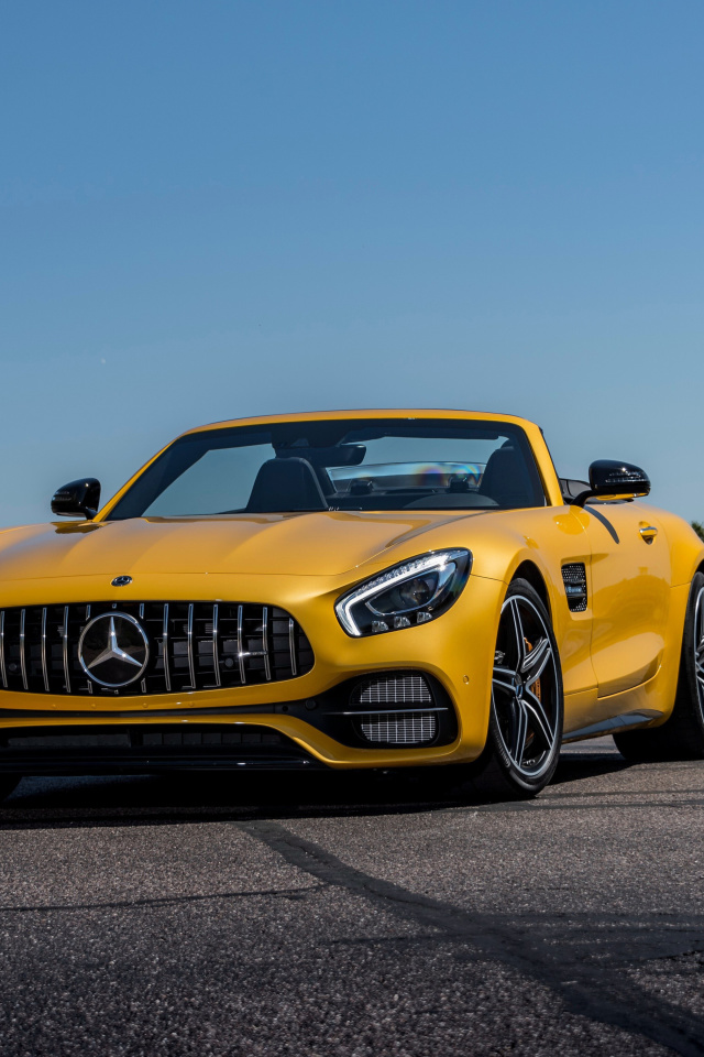 Fondo de pantalla Mercedes AMG GT C Roadster 640x960