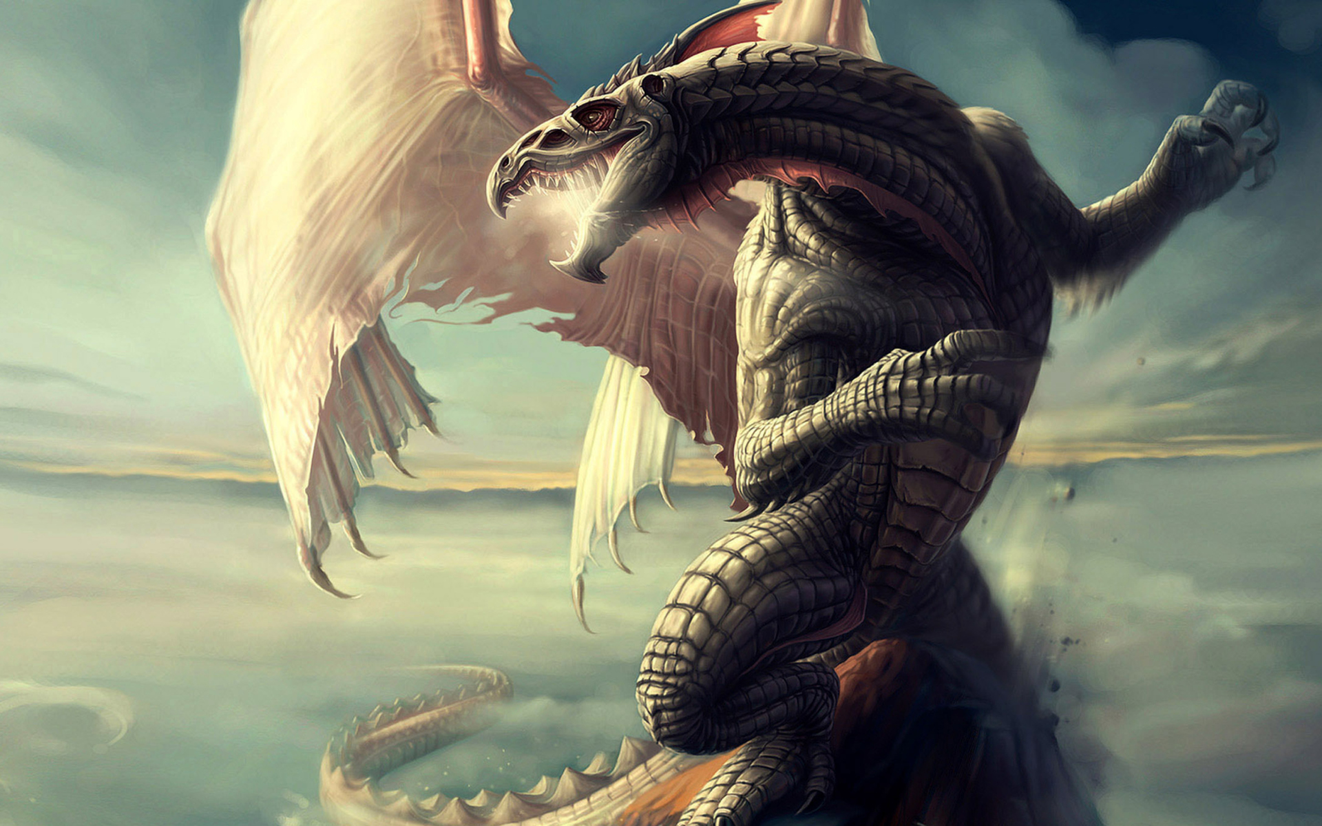 Screenshot №1 pro téma Fantasy Dragon Art 1920x1200