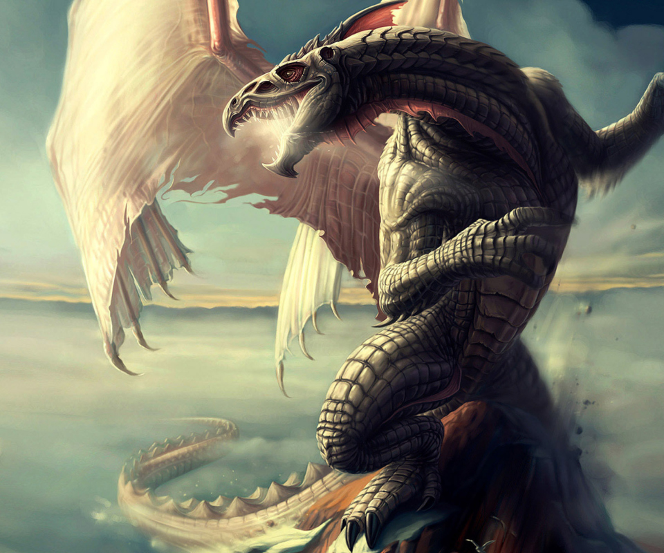Screenshot №1 pro téma Fantasy Dragon Art 960x800