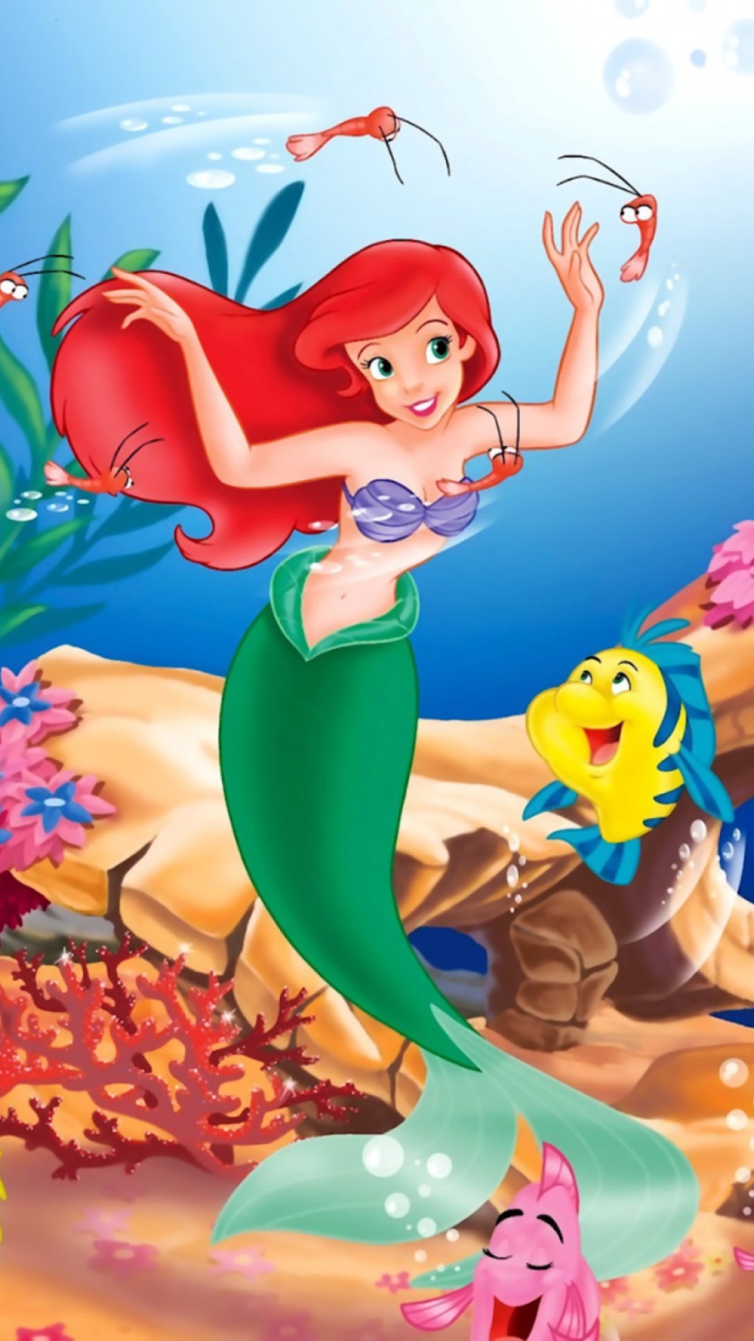 Das Disney - The Little Mermaid Wallpaper 1080x1920