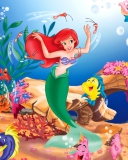 Das Disney - The Little Mermaid Wallpaper 128x160