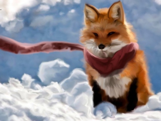Fox Painting screenshot #1 320x240