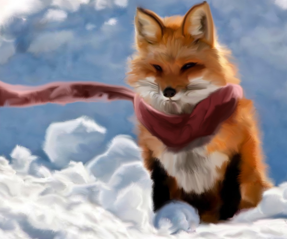 Fox Painting screenshot #1 960x800