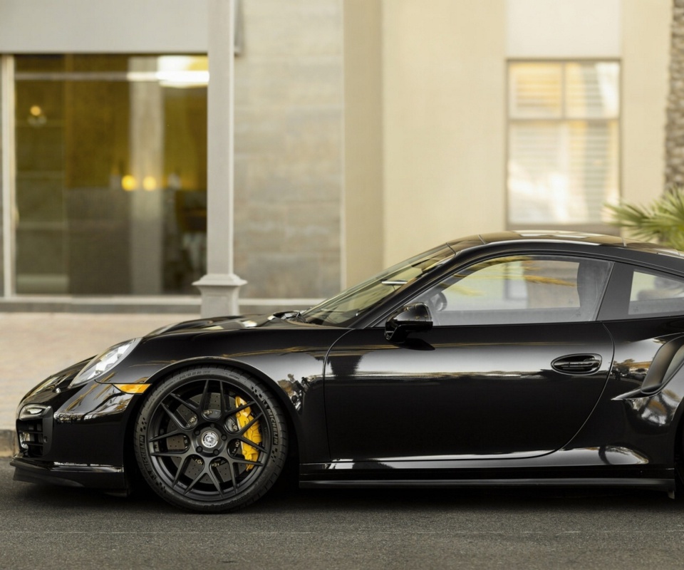 Porsche 911 Turbo Black screenshot #1 960x800