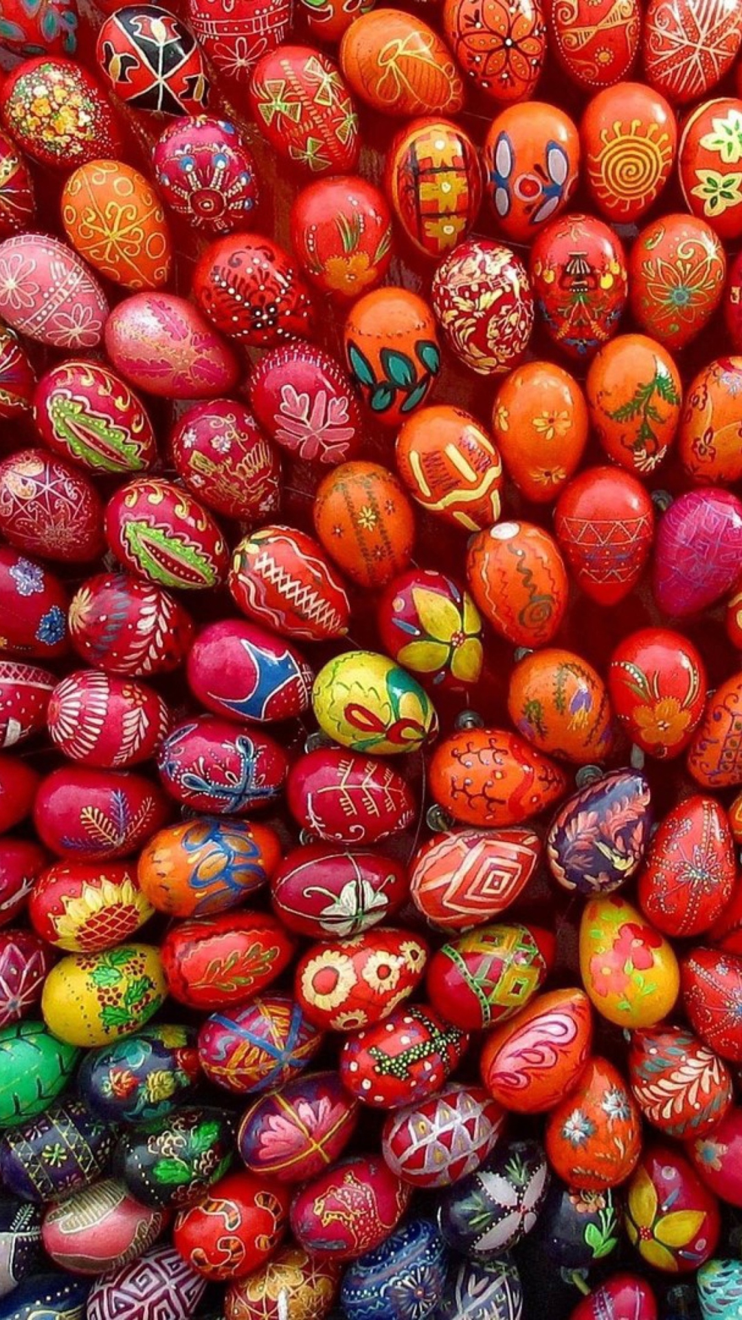 Das Decorated Easter Eggs Wallpaper 1080x1920
