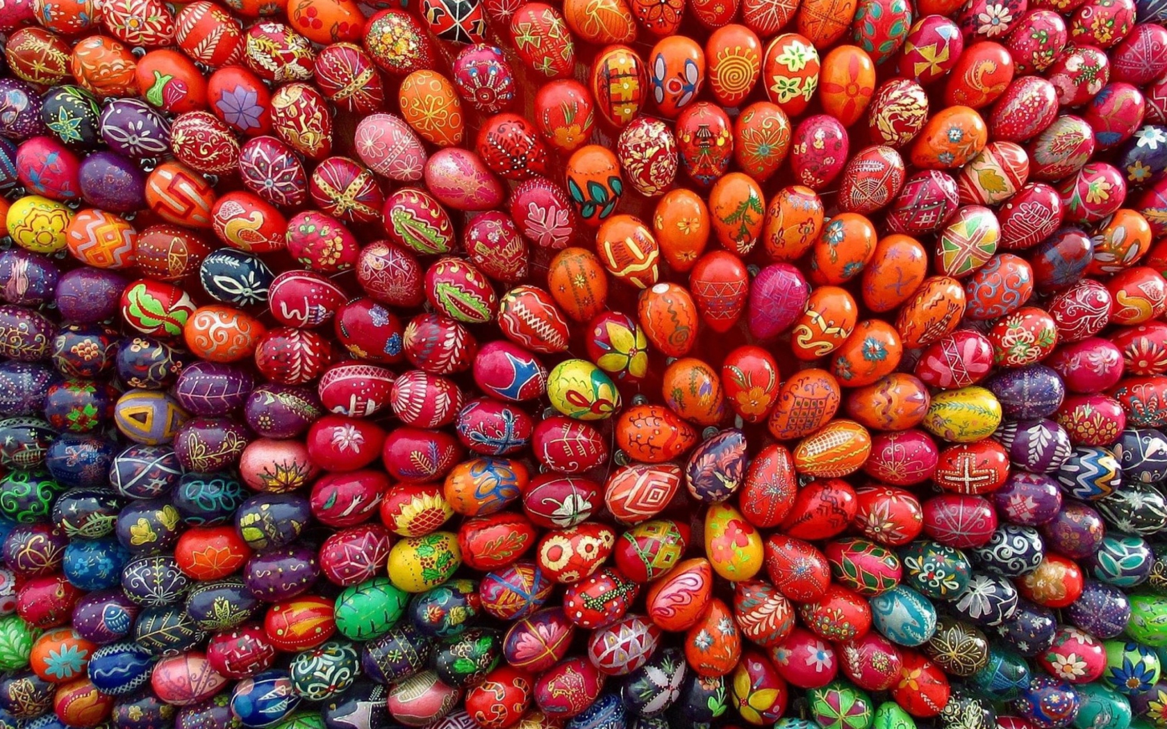 Decorated Easter Eggs wallpaper 1680x1050
