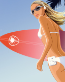 Surf Girl screenshot #1 128x160