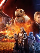 Fondo de pantalla Star wars the Awakening forces Poster 132x176
