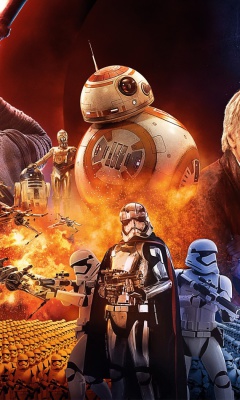 Fondo de pantalla Star wars the Awakening forces Poster 240x400