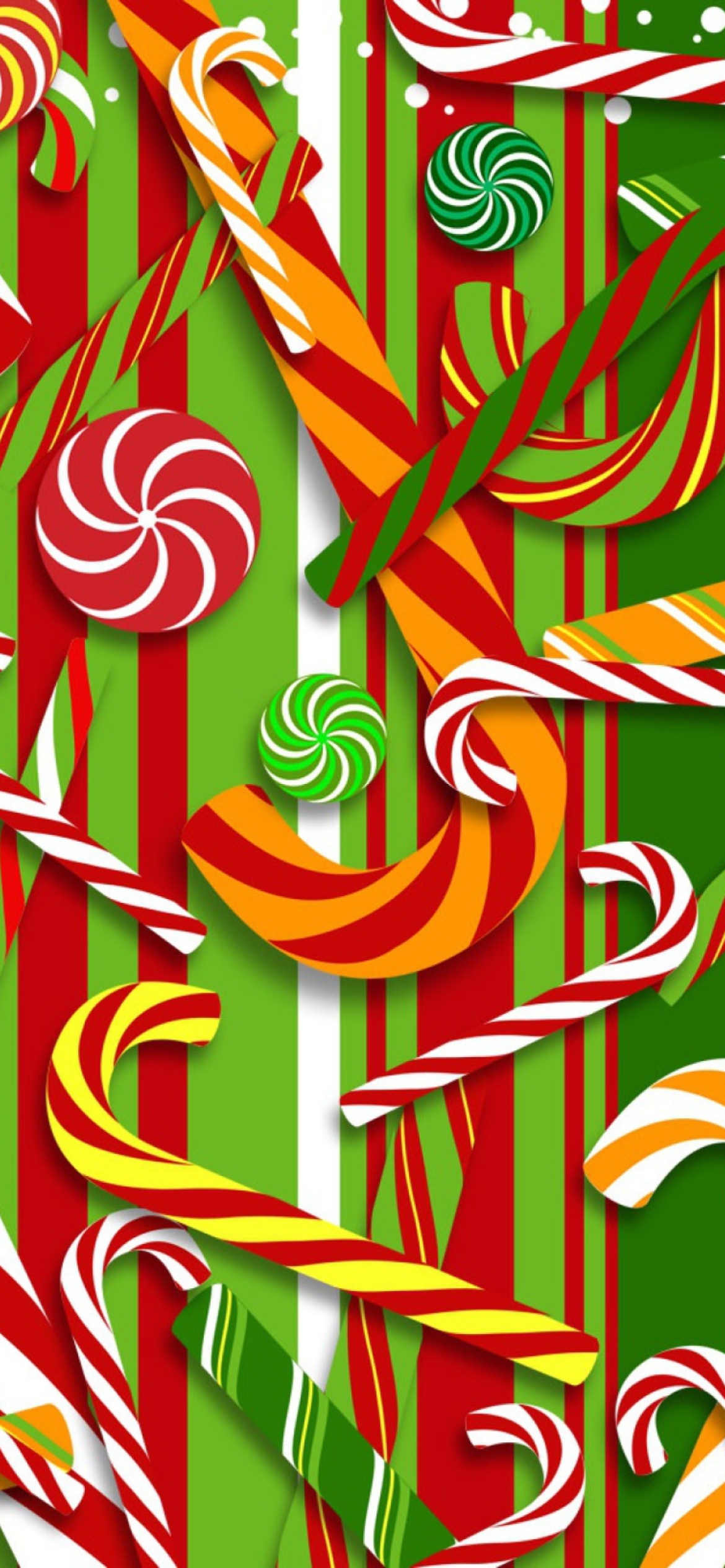Christmas Candy wallpaper 1170x2532
