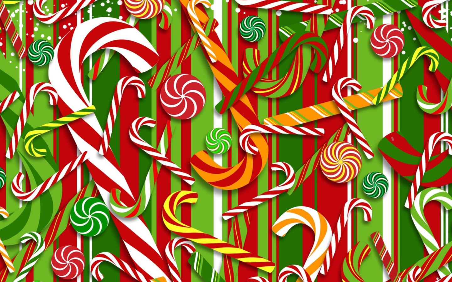 Fondo de pantalla Christmas Candy 1440x900