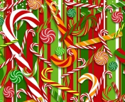 Das Christmas Candy Wallpaper 176x144