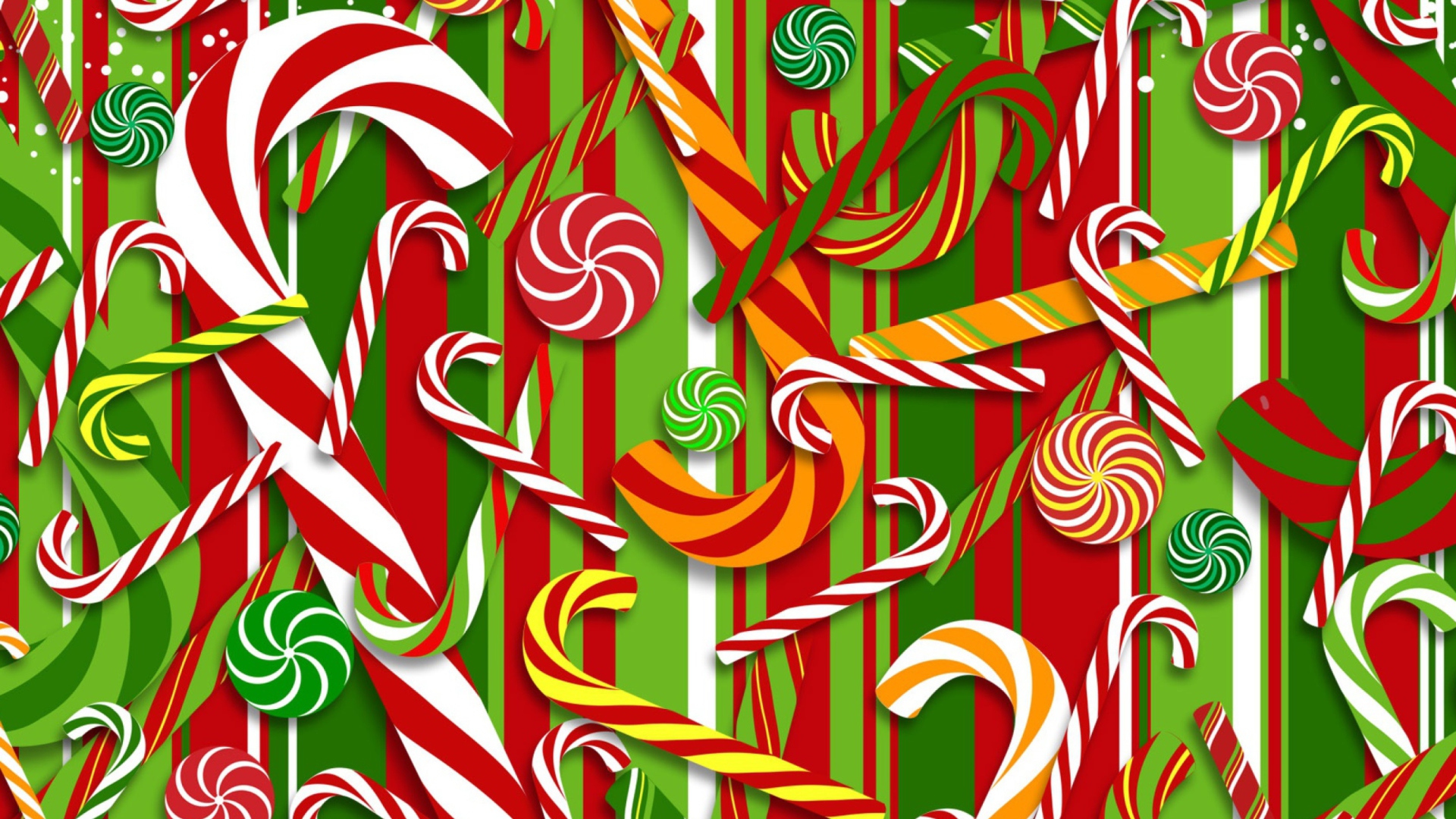 Fondo de pantalla Christmas Candy 1920x1080