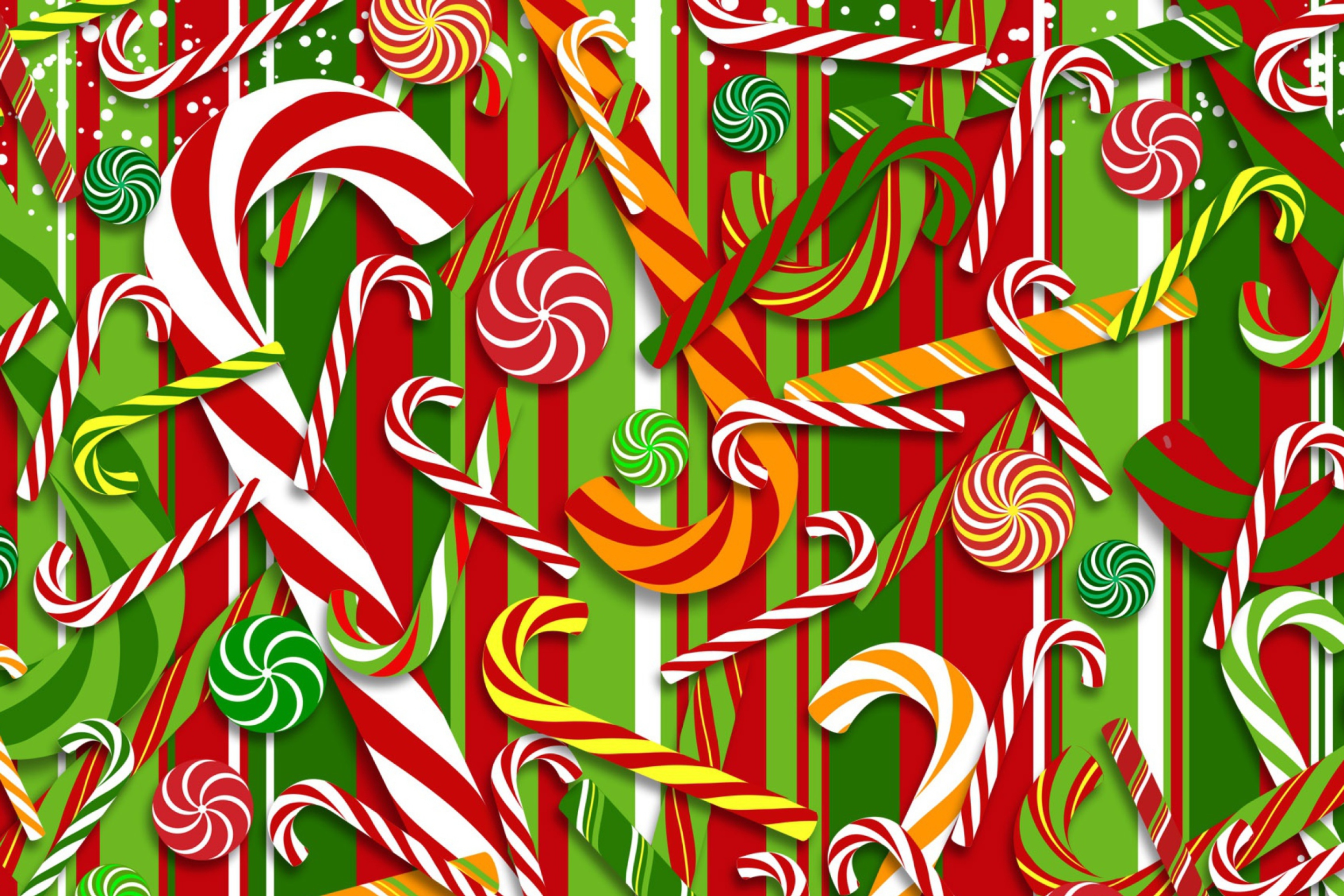 Das Christmas Candy Wallpaper 2880x1920