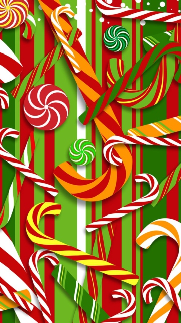 Sfondi Christmas Candy 360x640