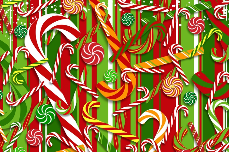 Fondo de pantalla Christmas Candy