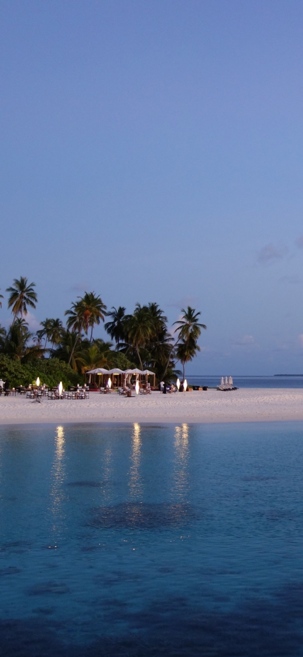 Обои Tropic Tree Hotel Maldives 1170x2532