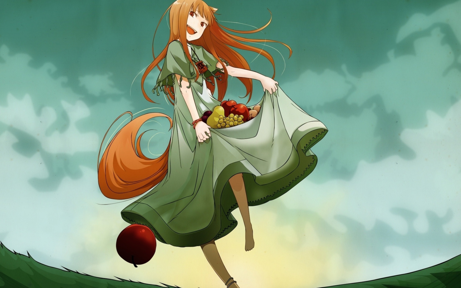 Screenshot №1 pro téma Spice and Wolf 1920x1200