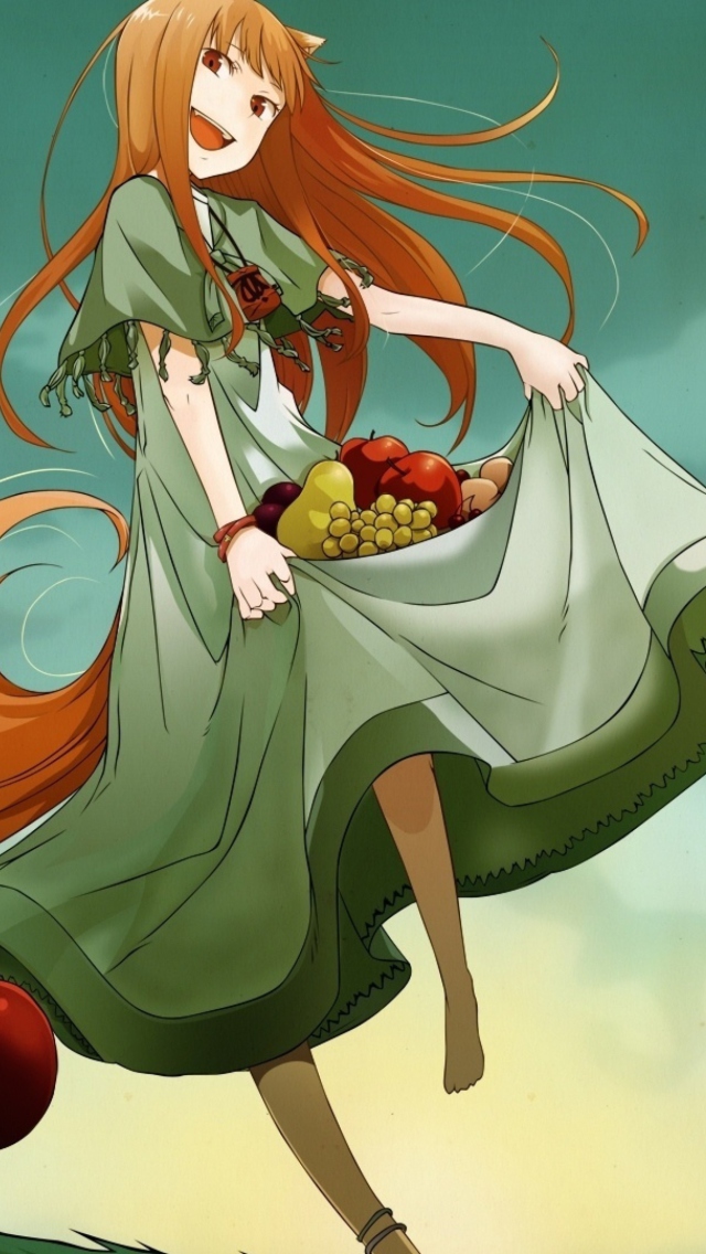 Spice and Wolf wallpaper 640x1136