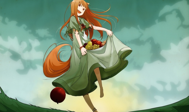 Spice and Wolf wallpaper