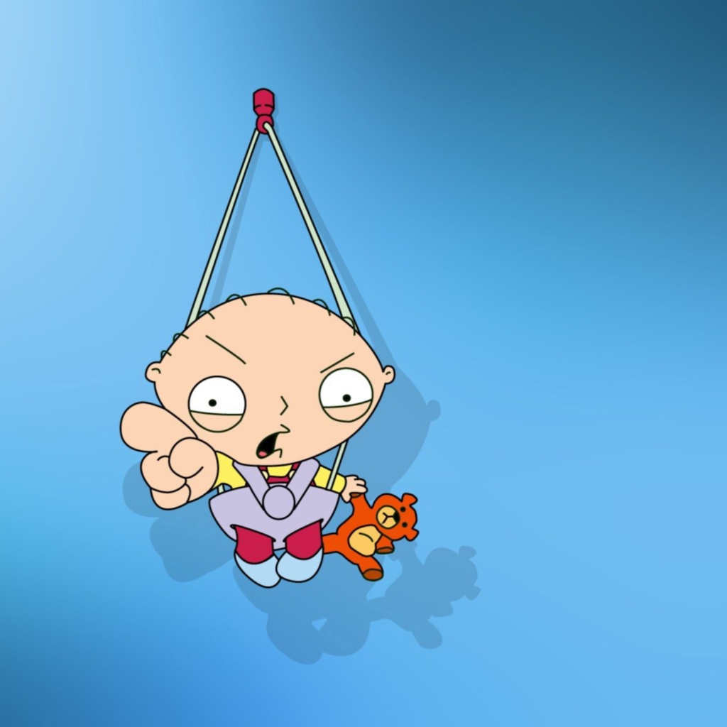 Funny Stewie From Family Guy wallpaper 1024x1024