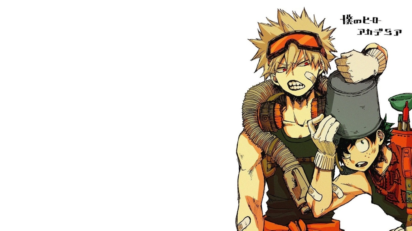 Das Katsuki Bakugo from My Hero Academia Wallpaper 1366x768