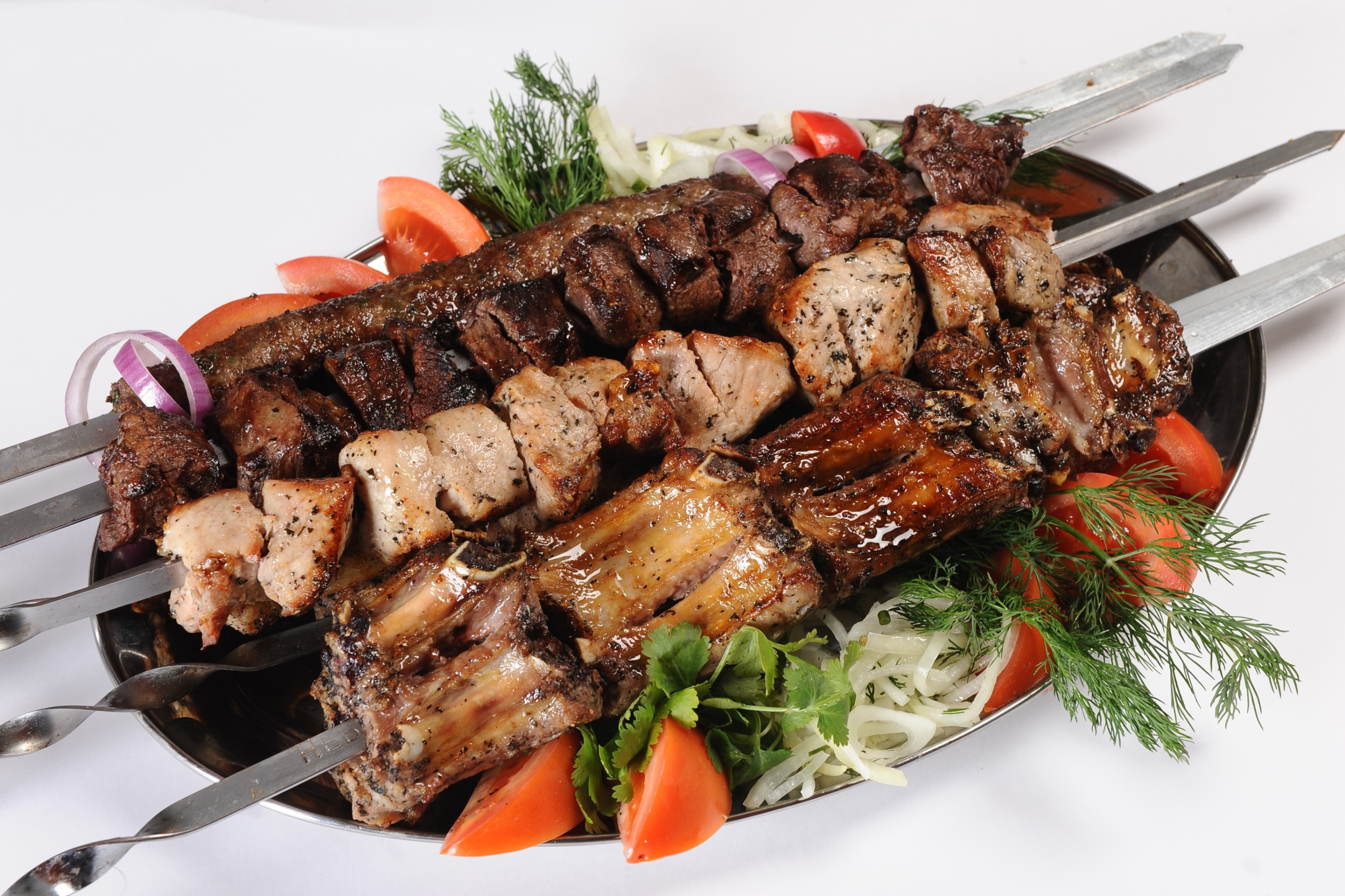 Sfondi Georgian barbecue shashlik 2880x1920