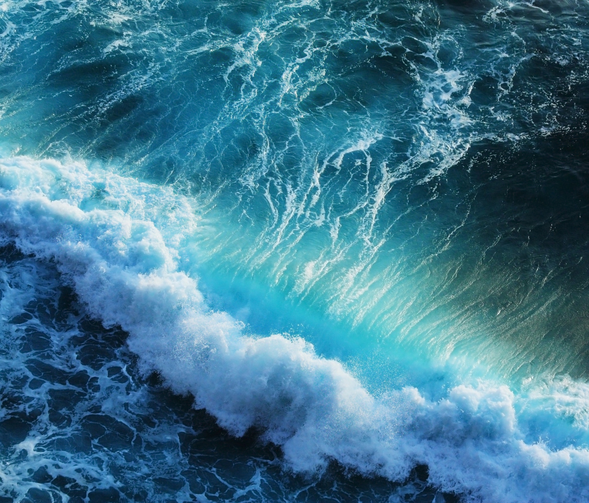 Das Fantastic Waves Wallpaper 1200x1024