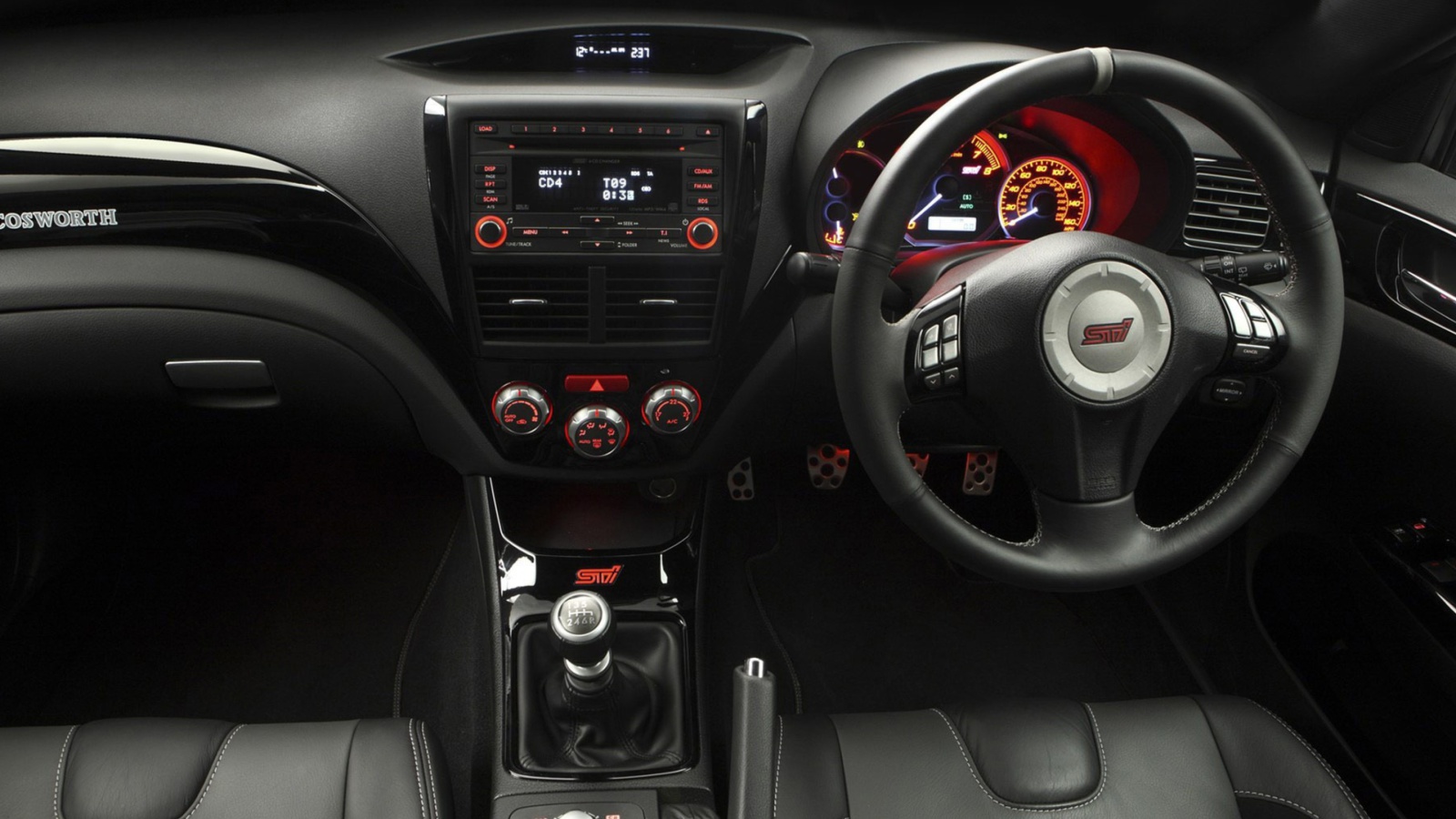 Sfondi Impreza STI Interior 1600x900