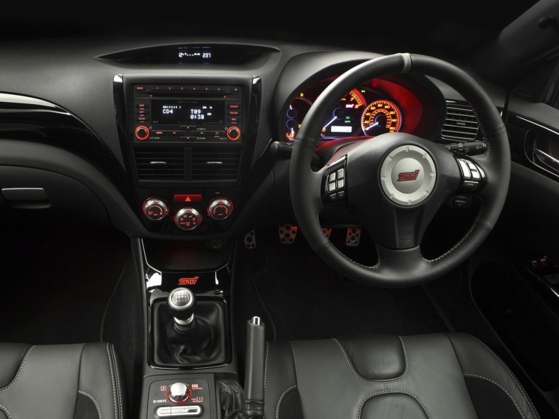 Impreza STI Interior wallpaper 800x600