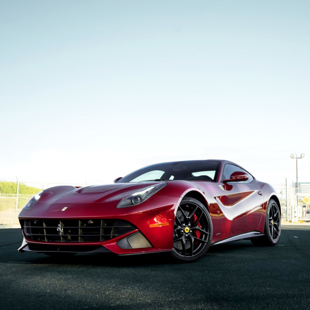 Ferrari F12 Red wallpaper 1024x1024