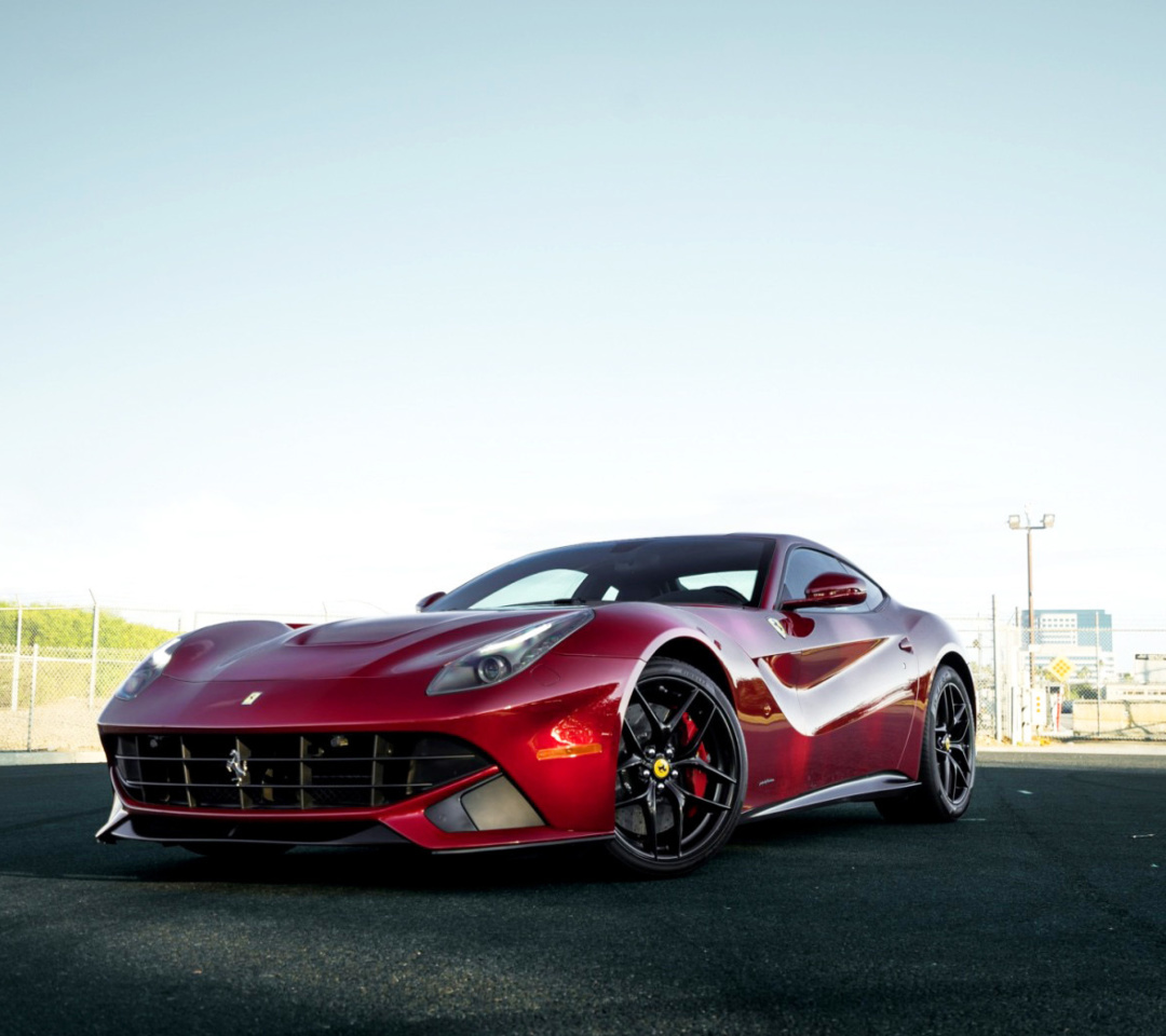 Sfondi Ferrari F12 Red 1080x960