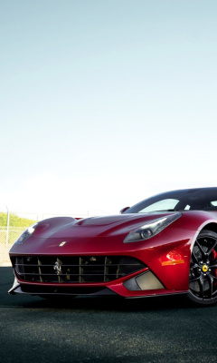 Sfondi Ferrari F12 Red 240x400