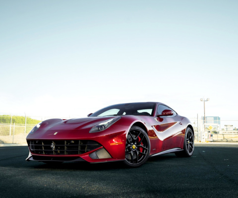 Ferrari F12 Red wallpaper 480x400