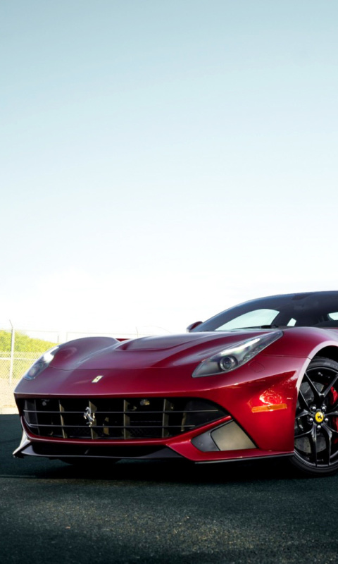 Ferrari F12 Red screenshot #1 480x800